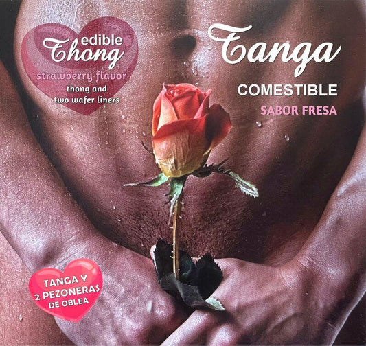 HOTFLOWERS - TANGA+ 2 PEZONES OBLEA FRESA HOMBRE /es/pt/en/fr/it/ - Nuvica