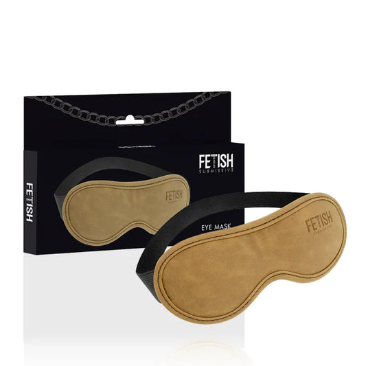 FETISH SUBMISSIVE ORIGEN - ANTIFAZ CUERO VEGANO CON FORRO DE NEOPRENO - Nuvica