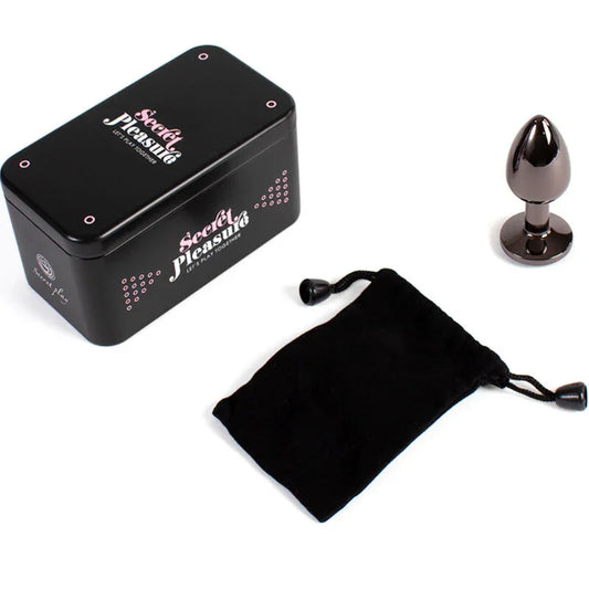 SECRETPLAY - GUNMETAL BUTT PLUG TALLA S 7 CM - Nuvica
