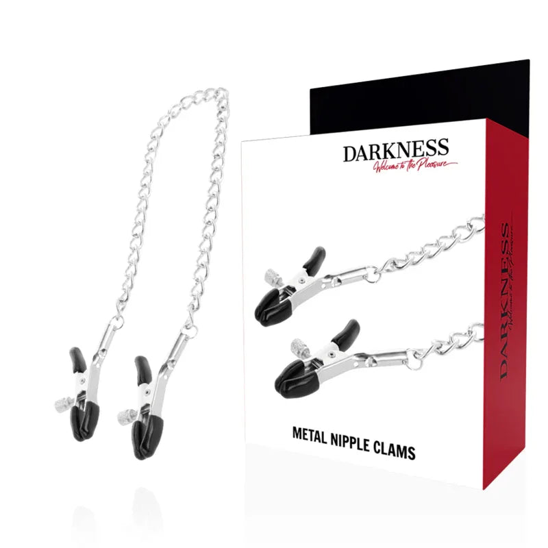 DARKNESS - PINZAS AJUSTABLES PARA PEZONES AJUSTABLES METAL - Nuvica