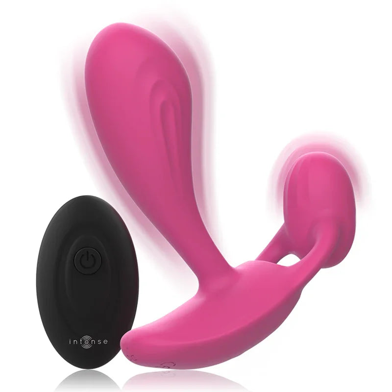 INTENSE - SHELLY DUO ANAL-PERINEO , VAGINAL-CLITORIS REMOTO ROSA - Nuvica