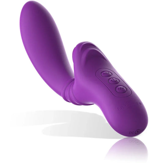 INTENSE - HARRY VIBRADOR FLEXIBLE CON LENGUA MORADO - Nuvica