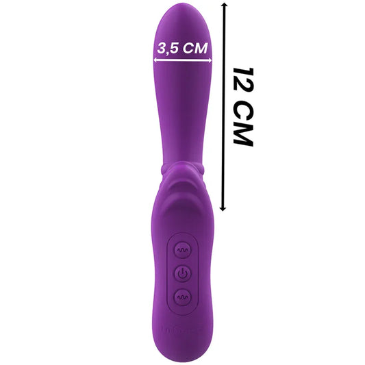 INTENSE - HARRY VIBRADOR FLEXIBLE CON LENGUA MORADO - Nuvica