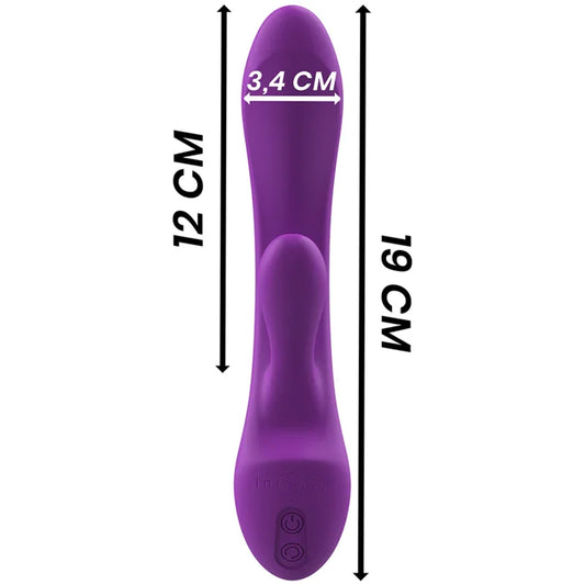 INTENSE - LUIGI VIBRADOR RABBIT SILICONA LIQUIDA MORADO - Nuvica