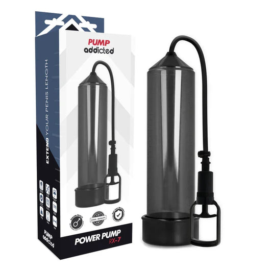 PUMP ADDICTED - BOMBA ERECCIÓN RX7 NEGRO - Nuvica