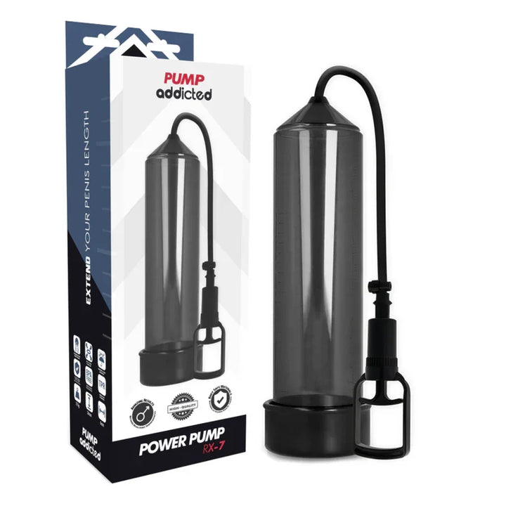 PUMP ADDICTED - BOMBA ERECCIÓN RX7 NEGRO - Nuvica