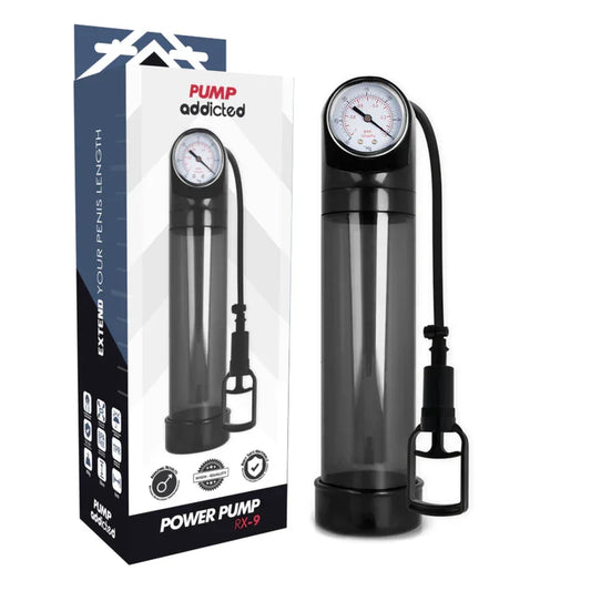 PUMP ADDICTED - BOMBA ERECCIÓN RX9 NEGRO - Nuvica