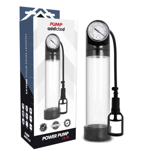 PUMP ADDICTED - BOMBA ERECCIÓN RX9 NEGRO - Nuvica