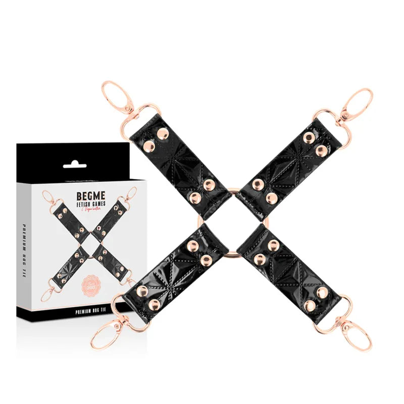 BEGME - BLACK EDITION HOG TIE CUERO VEGANO - Nuvica