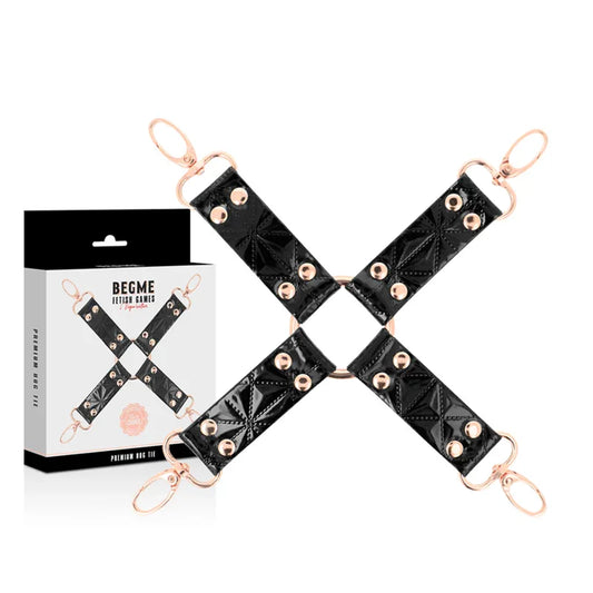 BEGME - BLACK EDITION HOG TIE CUERO VEGANO - Nuvica
