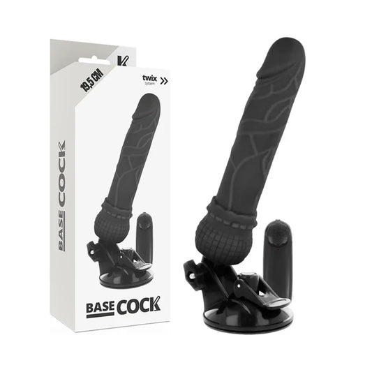 BASECOCK - VIBRADOR REALÍSTICO CONTROL REMOTO NATURAL 19.5 CM -O- 4 CM - Nuvica