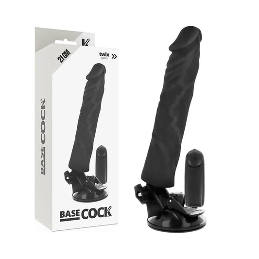 BASECOCK - VIBRADOR REALÍSTICO CONTROL REMOTO NATURAL 21 CM -O- 4 CM - Nuvica