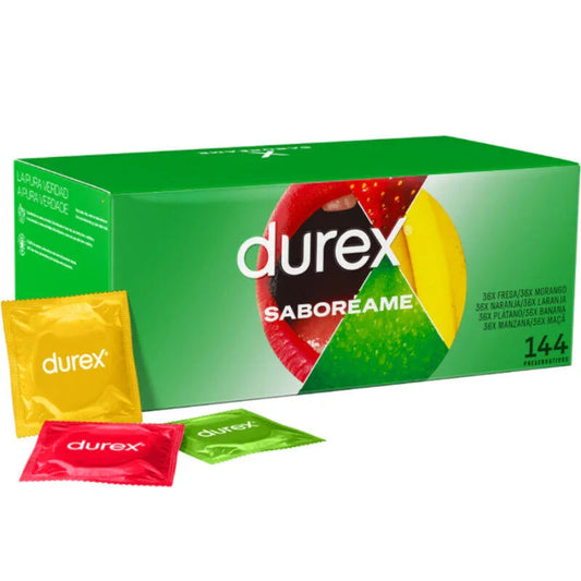 DUREX - PLEASURE FRUITS 144 UNIDADES - Nuvica