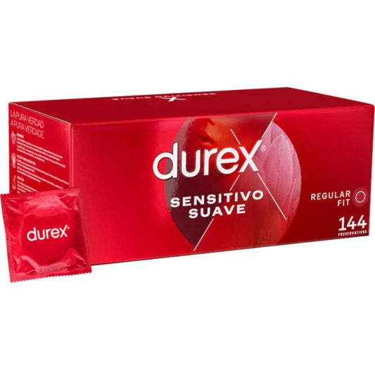 DUREX - SENSITIVO SUAVE 144 UNIDADES - Nuvica