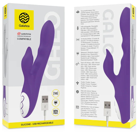 GALATEA - GALO VIBRADOR LILA COMPATIBLE CON WATCHME WIRELESS TECHNOLOGY - Nuvica