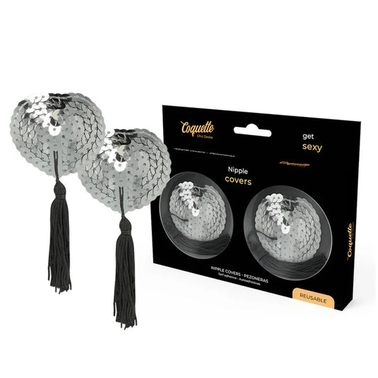 COQUETTE CHIC DESIRE - CUBRE PEZONES SILVER - Nuvica