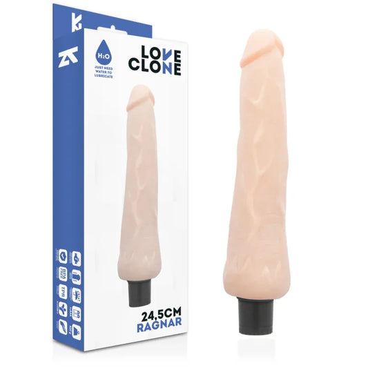 LOVECLONE - RAGNAR VIBRADOR REALÍSTICO SELF LUBRICATION 24.5 CM -O- 3.5 CM - Nuvica