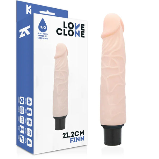 LOVECLONE - FINN VIBRADOR REALÍSTICO SELF LUBRICATION 21.2 CM -O- 3.8 CM - Nuvica