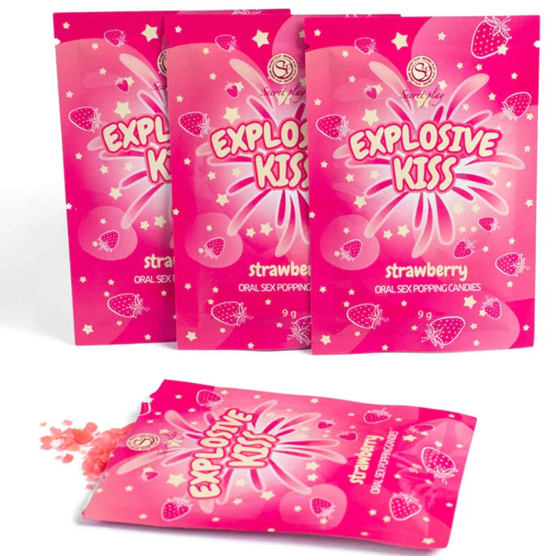 SECRETPLAY - CARAMELOS EXPLOSIVOS FRESA - Nuvica
