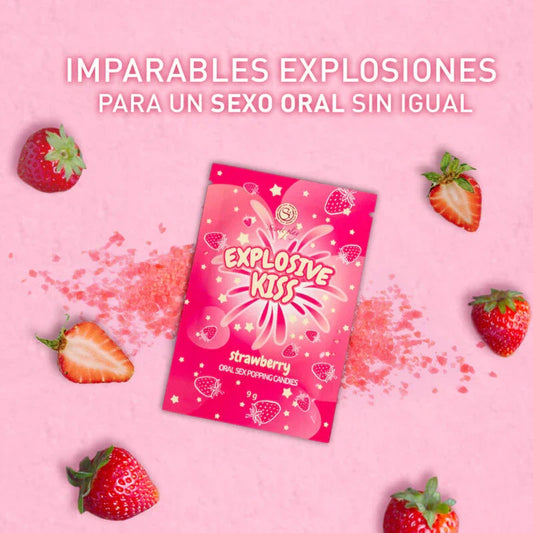 SECRETPLAY - CARAMELOS EXPLOSIVOS FRESA - Nuvica