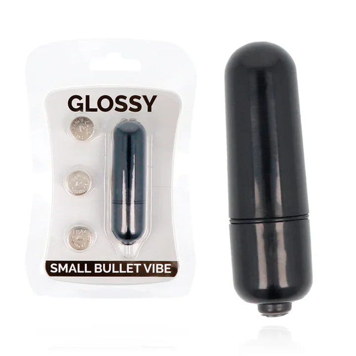 GLOSSY - SMALL BALA VIBRADORA NEGRO - Nuvica