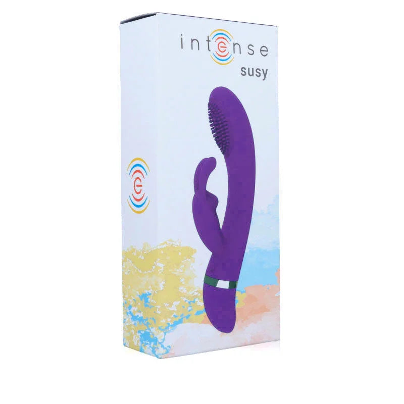 INTENSE - SUSY VIBRADOR OSCILANTE SILICONA RABBIT LILA - Nuvica