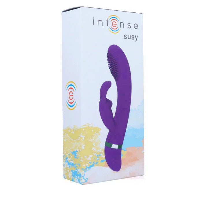 INTENSE - SUSY VIBRADOR OSCILANTE SILICONA RABBIT LILA - Nuvica