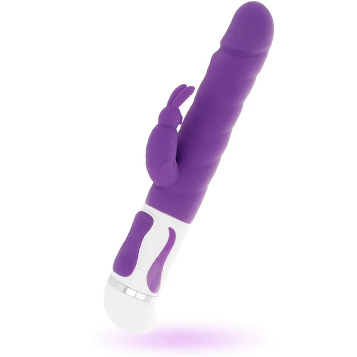 INTENSE - BOBBLE VIBRADOR ROTADOR SILICONA LILA - Nuvica
