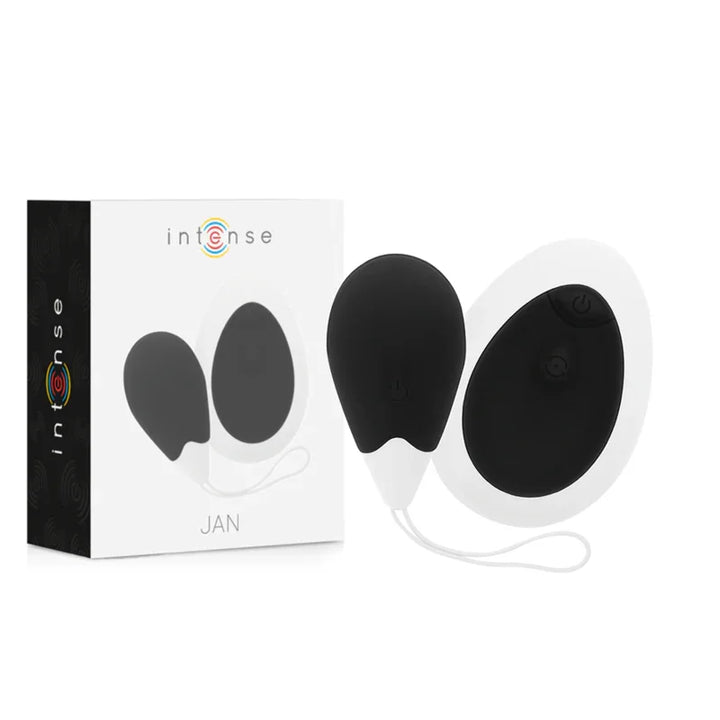 INTENSE - JAN HUEVO VIBRADOR CONTROL REMOTO NEGRO - Nuvica