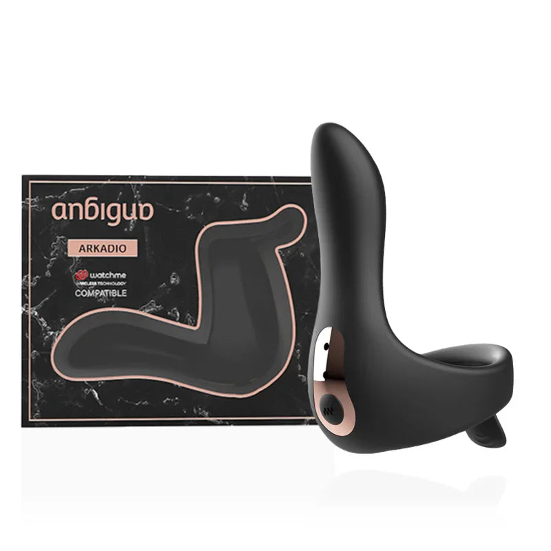 ANBIGUO - ARKADIO ESTIMULADOR GLANDE & PERINEO COMPATIBLE CON WATCHME WIRELESS TECHNOLOGY - Nuvica
