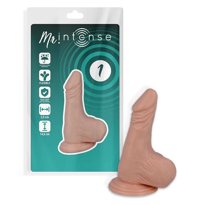 MR INTENSE - 1 PENE REALÍSTICO 14.6 CM -O- 3.5 CM - Nuvica
