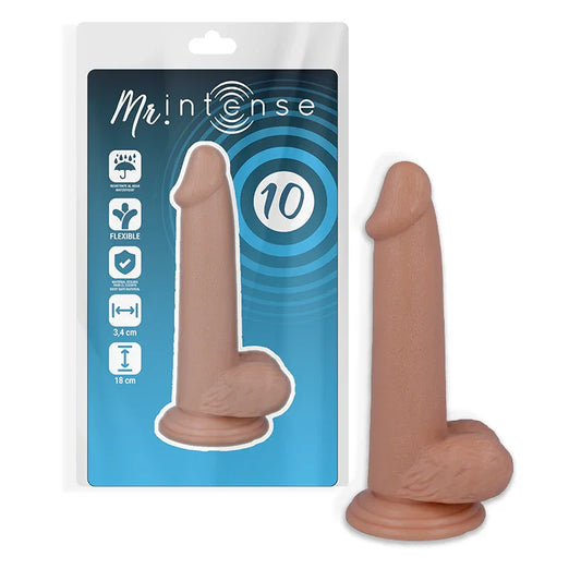 MR INTENSE - 10 PENE REALÍSTICO 18 CM -O- 3.4 CM - Nuvica