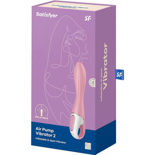 SATISFYER - AIR PUMP VIBRATOR 2 ROSA - Nuvica