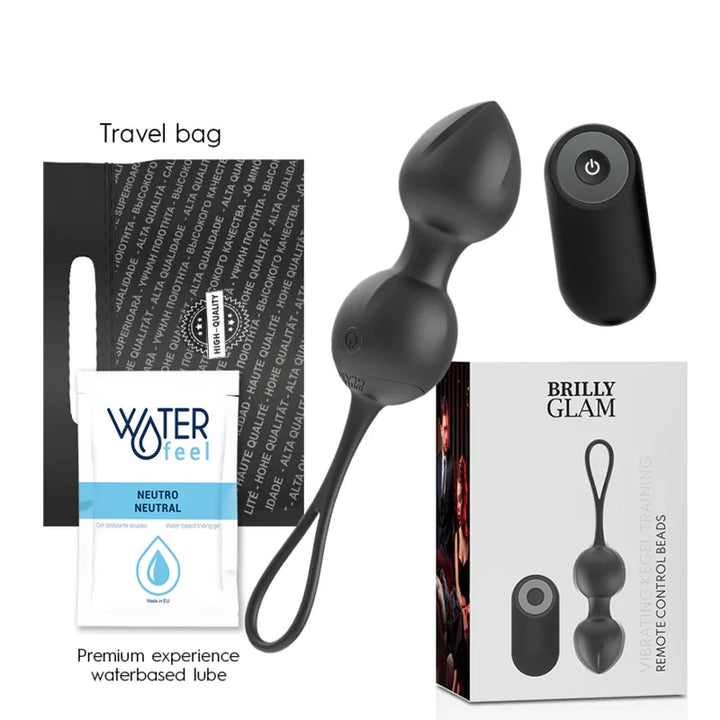 BRILLY GLAM - VIBRATING KEGEL BEADS CONTROL REMOTO - Nuvica