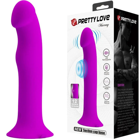 PRETTY LOVE - MURRAY VIBRADOR Y ESTIMULADOR PUNTO G MORADO - Nuvica