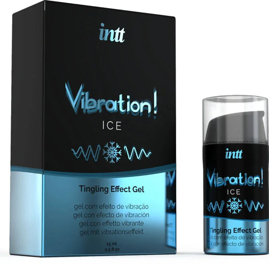 INTT - POTENTE ESTIMULANTE ÍNTIMO GEL VIBRADOR EFECTO FRÍO 15ML - Nuvica