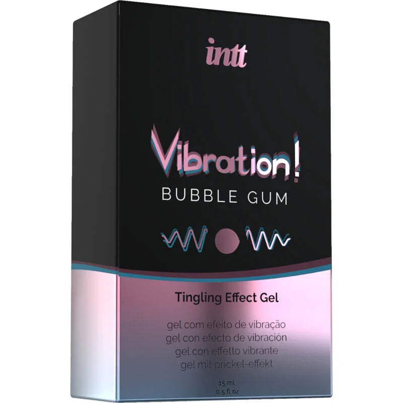INTT - POTENTE ESTIMULANTE ÍNTIMO GEL VIBRADOR LIQUIDO CHICLE 15ML - Nuvica