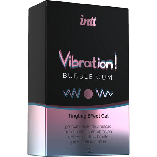 INTT - POTENTE ESTIMULANTE ÍNTIMO GEL VIBRADOR LIQUIDO CHICLE 15ML - Nuvica