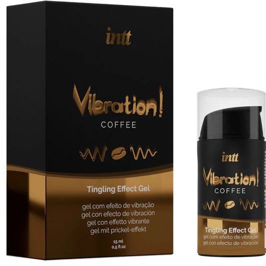 INTT - POTENTE ESTIMULANTE ÍNTIMO GEL VIBRADOR LIQUIDO CAFÉ 15ML - Nuvica