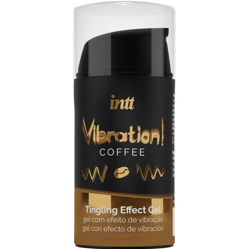 INTT - POTENTE ESTIMULANTE ÍNTIMO GEL VIBRADOR LIQUIDO CAFÉ 15ML - Nuvica