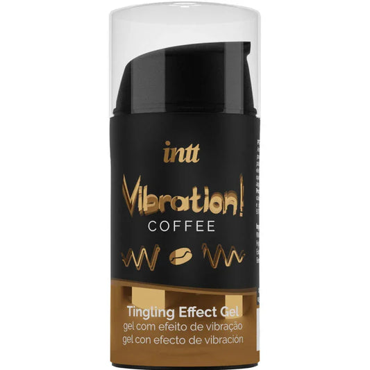 INTT - POTENTE ESTIMULANTE ÍNTIMO GEL VIBRADOR LIQUIDO CAFÉ 15ML - Nuvica
