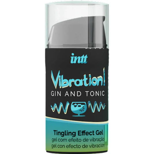 INTT - POTENTE ESTIMULANTE ÍNTIMO GEL VIBRADOR LIQUIDO GIN & TONIC 15ML - Nuvica
