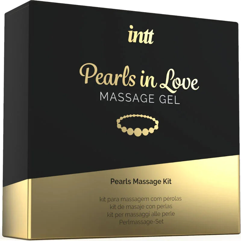 INTT MASSAGE & ORAL SEX - PEARLS IN LOVE CON COLLAR DE PERLAS Y GEL DE SILICONA - Nuvica