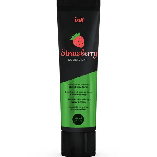 INTT LUBRICANTS - LUBRICANTE ÍNTIMO BASE DE AGUA SABOR A FRESA - Nuvica