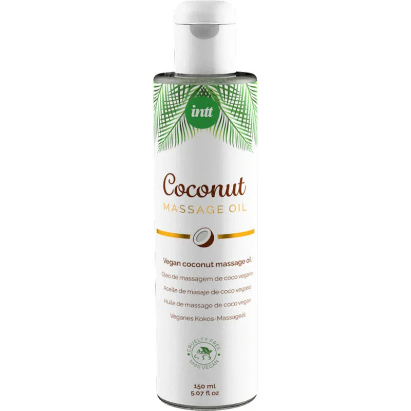 INTT - ACEITE DE MASAJE VEGANO DULCE CON SABOR A COCO RELAJANTE - Nuvica