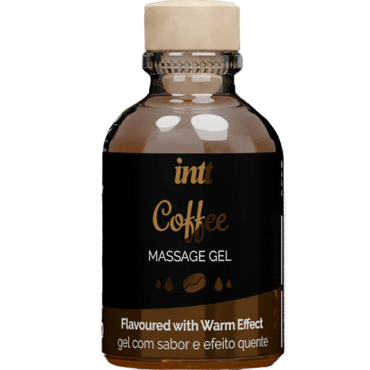 INTT MASSAGE & ORAL SEX - GEL DE MASAJE SABOR A CAFÉ EFECTO CALOR - Nuvica
