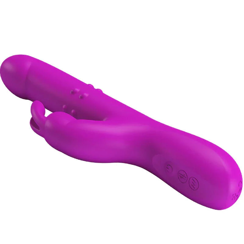 PRETTY LOVE - REESE VIBRADOR CON ROTACIÓN MORADO - Nuvica