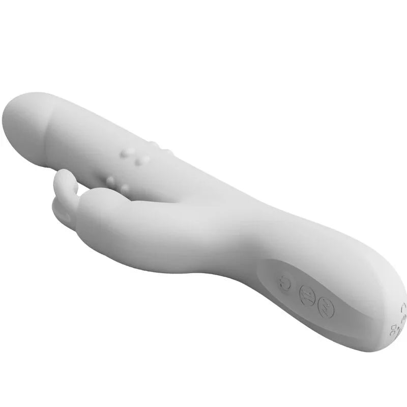 PRETTY LOVE - REESE VIBRADOR CON ROTACIÓN PLATEADO - Nuvica