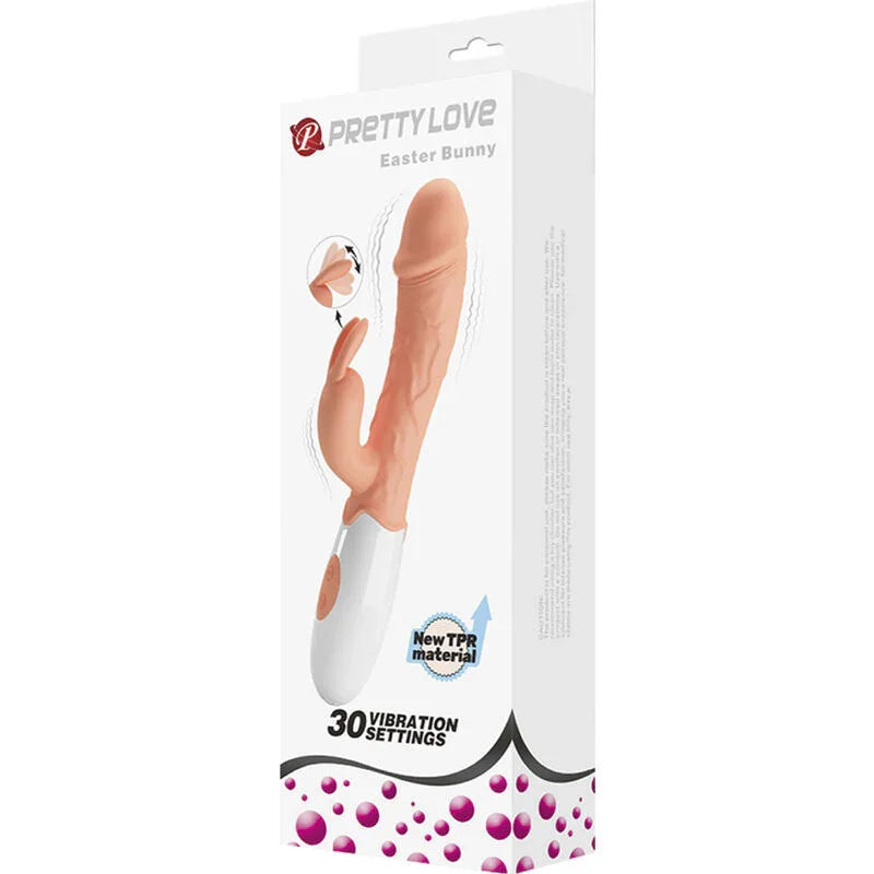 PRETTY LOVE - EASTER BUNNY VIBRADOR CON ESTIMULADOR - Nuvica