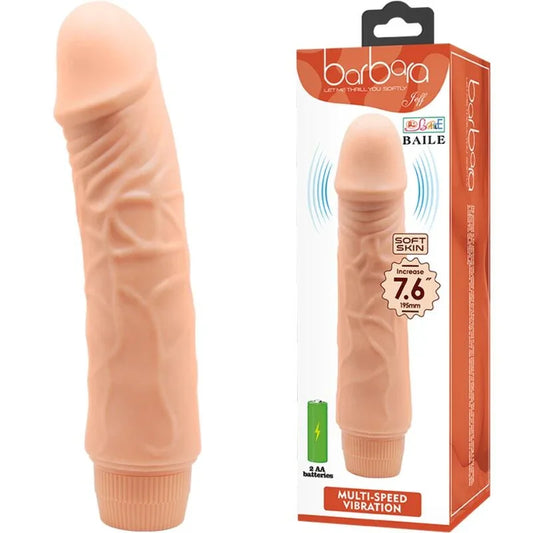 BAILE - BARBARA VIBRADOR REALÍSTICO 20 CM - Nuvica